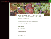 Tablet Screenshot of americauncorked.com